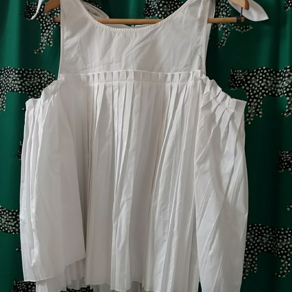 White off the shoulder top